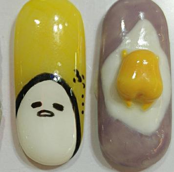 懒蛋蛋美甲图片 多姿多彩的懒蛋美甲
