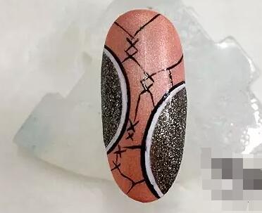 手绘美甲图案 手绘花朵美甲教程