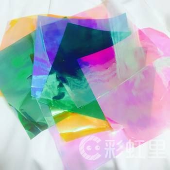 透明玻璃纸美甲 日系美甲教程