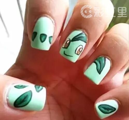 神奇宝贝美甲 口袋妖怪美甲图片
