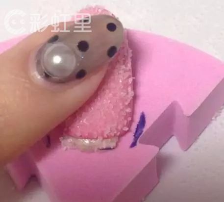 个性美甲 砂糖美甲教程