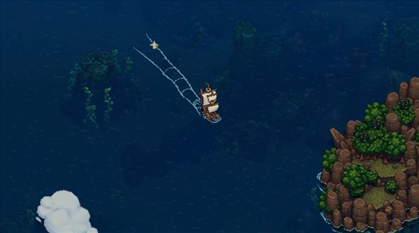 回合制RPG《星空之海》演示 海上航行系统、地牢场景