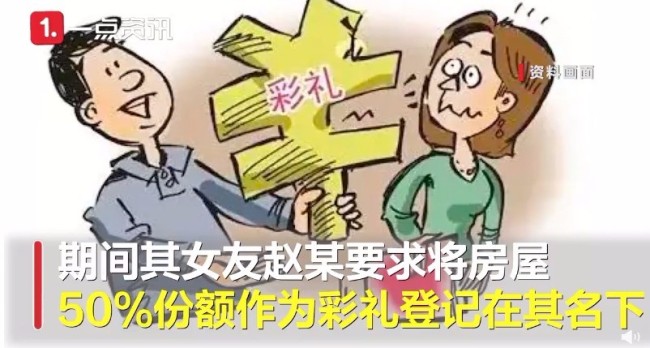 恋爱要谨慎哟！婚房一半产权赠女友分手索回被驳