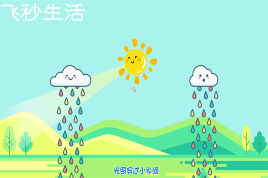 为什么雨后天上挂着彩虹