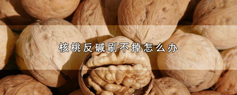 核桃反碱刷不掉怎么办