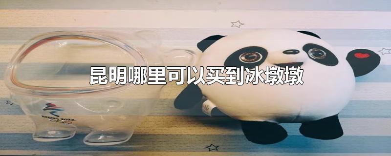 昆明哪里可以买到冰墩墩