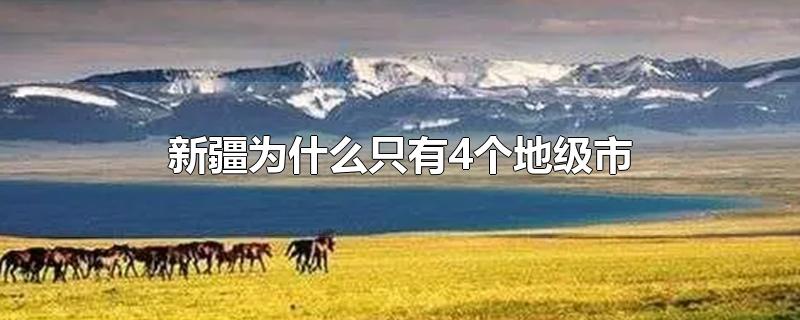 新疆为什么只有4个地级市