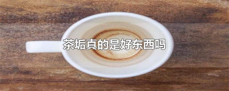 茶垢真的是好东西吗
