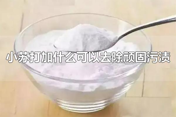 小苏打加什么可以去除顽固污渍 小苏打是怎么去除污渍的