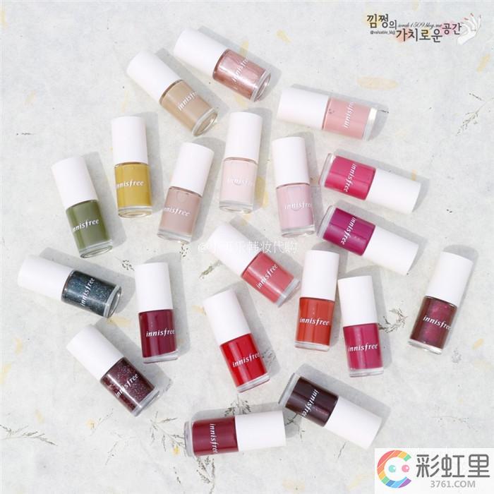 悦诗风吟指甲油试色 悦诗风吟指甲油人气色