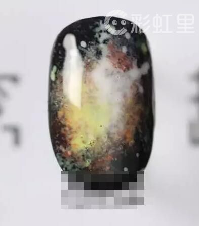 海绵渐变美甲款式 星空美甲图片步骤