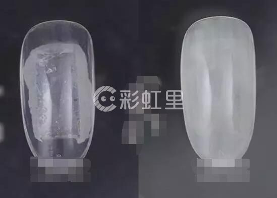 彩虹美甲晕染 玻璃碎美甲教程