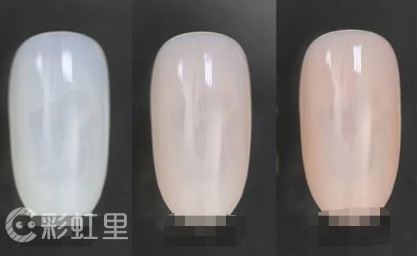 裸色小清新美甲 粉色晕染美甲教程