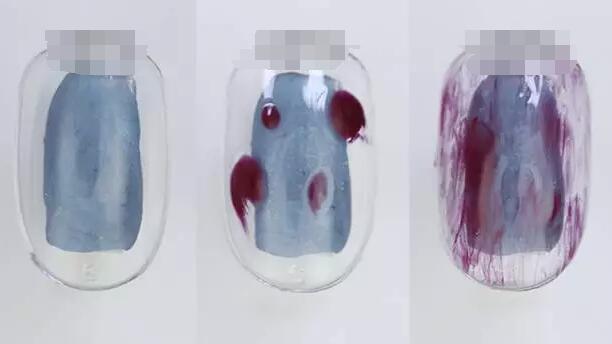 美甲秋季新款 线条色块美甲教程