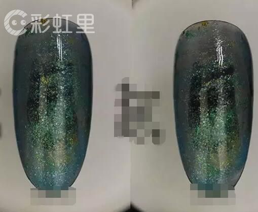 透明花美甲 美甲星空渐变教程