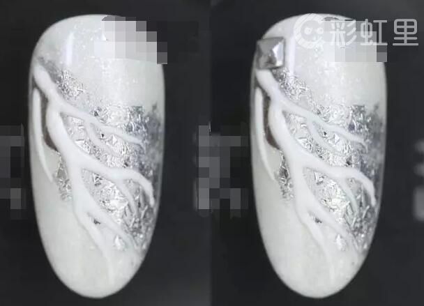 宫廷复古宝石美甲 闪闪美甲教程