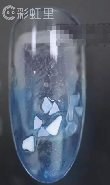 清新淡雅美甲 海底大贝壳美甲教程