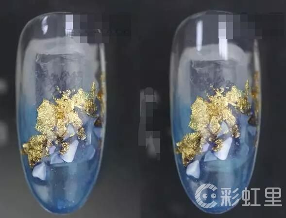 清新淡雅美甲 海底大贝壳美甲教程