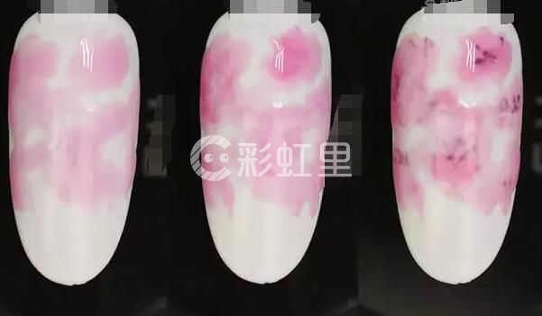 日式樱花美甲 樱花美甲图片教程