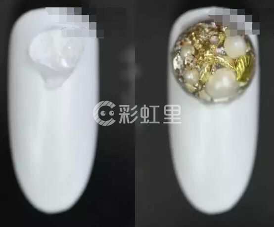 优雅美甲 立体浮雕美甲教程