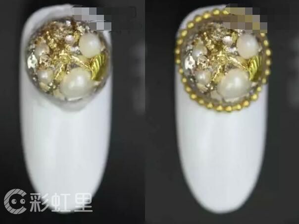 优雅美甲 立体浮雕美甲教程