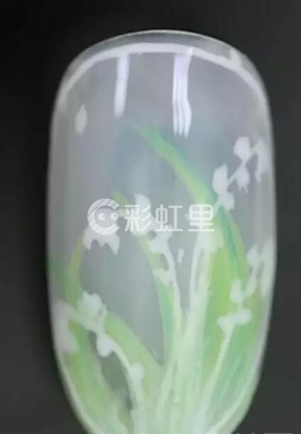 美甲简单款 美甲花卉教程