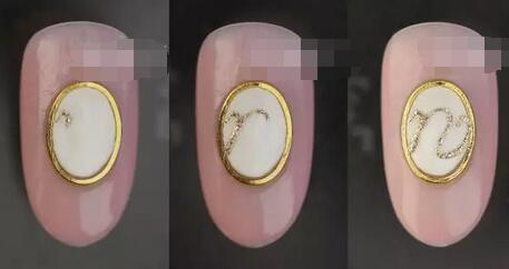美甲彩绘字母 英文字母美甲教程