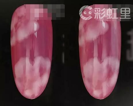秋季晕染美甲 晕染花朵美甲教程