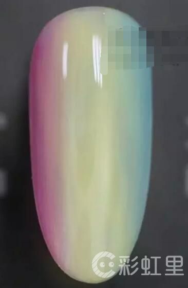 美甲渐变色 简约线条美甲教程