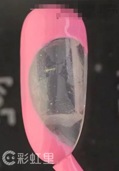 花纹美甲 红色爱心美甲教程