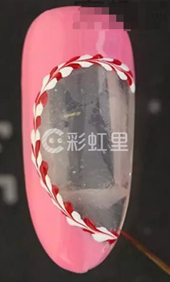 孔雀纹美甲 个性美甲教程