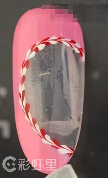孔雀纹美甲 个性美甲教程