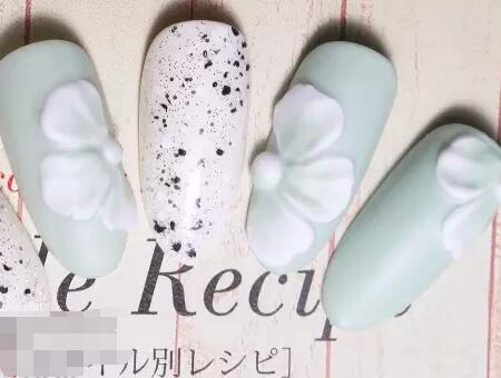 美甲水晶雕花 美甲立体雕花教程