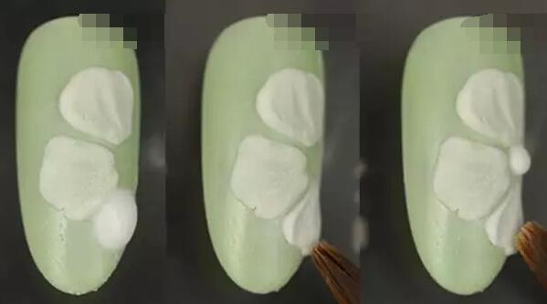 美甲水晶雕花 美甲立体雕花教程