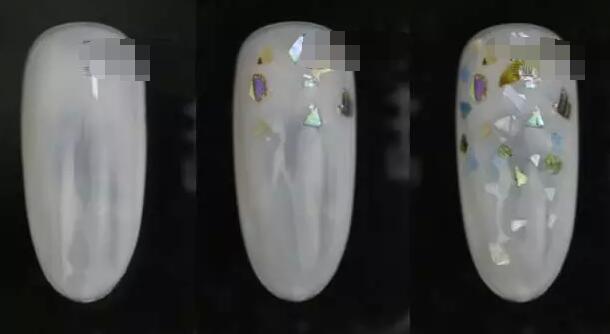 海洋风美甲 渐变浅色美甲教程