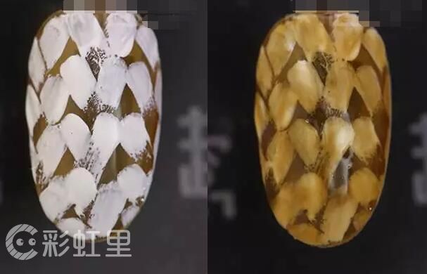 美甲编织款 个性美甲教程