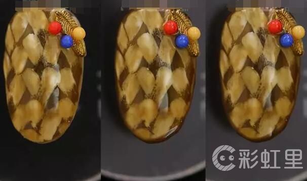 美甲编织款 个性美甲教程