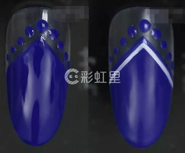 小碎花美甲小清新美甲步骤