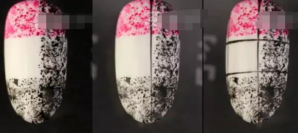美甲简单款 毛绒美甲教程