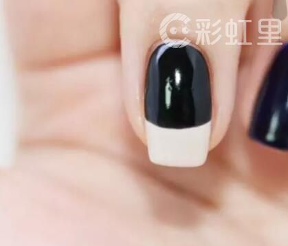 英伦风美甲 彩绘美甲教程