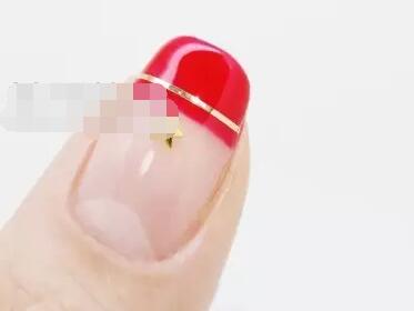 英伦风美甲 彩绘美甲教程