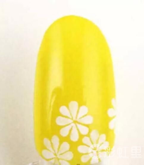 田园小碎花美甲 韩式简约美甲教程