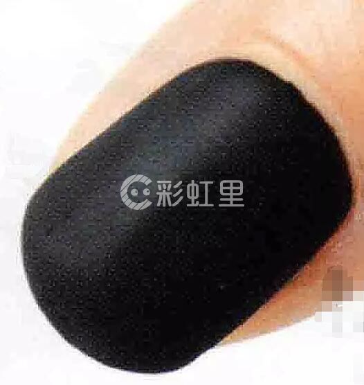 可爱型美甲 苹果立体浮雕美甲