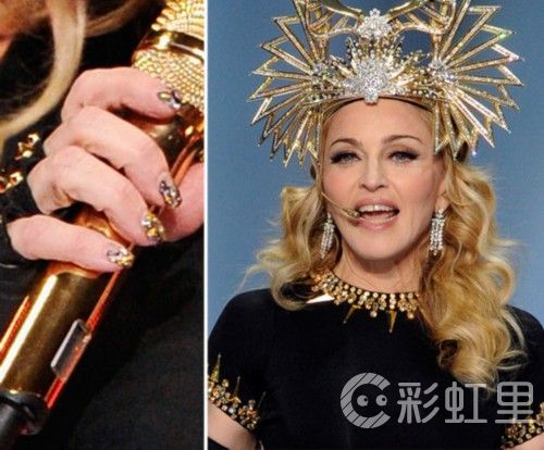 欧美明星美甲  时尚明星美甲图片