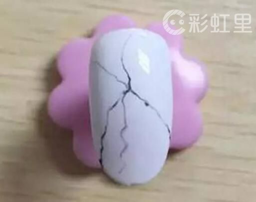 石纹美甲 大理石晕染美甲教程