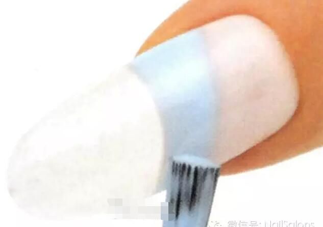 色块拼接美甲 镶钻美甲教程
