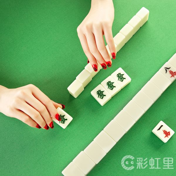 几何图形美甲 红色美甲教程