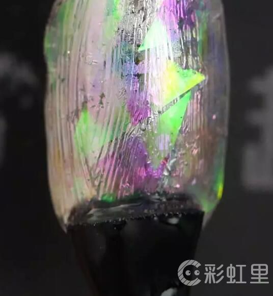 彩色美甲图片 美甲贴纸做美甲教程