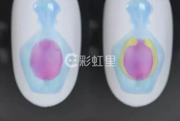 手绘美甲图案 优雅美甲教程