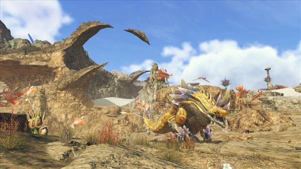 Switch《异度之刃3》区域截图 从广袤草原到苍凉荒漠